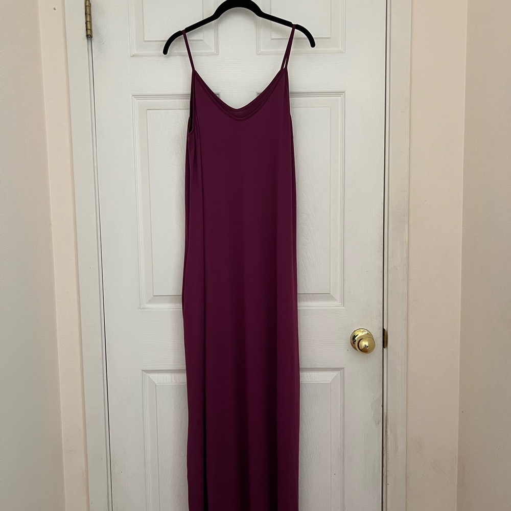 Elegant Purple Maxi Dress